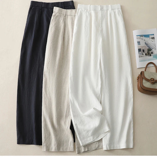 Calça Pregas Alfaiataria Básica